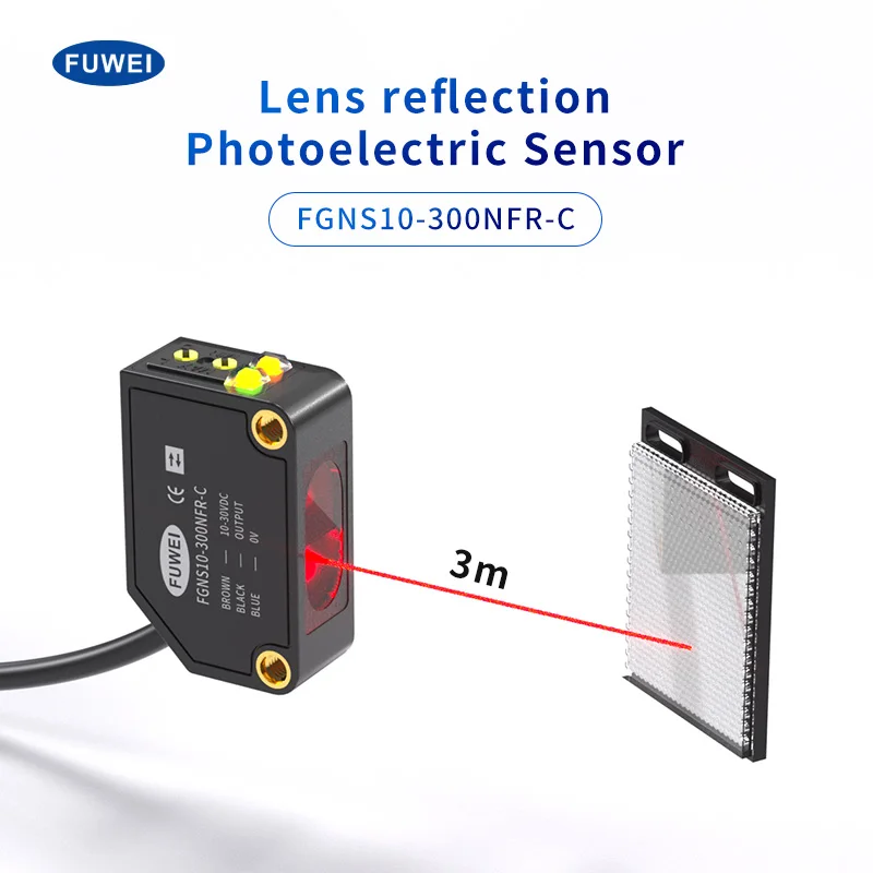 FGNS10-300PFR-C Lens Reflector Rangefinder 3M 24V Optical Inductive Sensor Through-beam Photoelectric Sensor Switch Sensor
FGNS10-300PFR-C Lens Reflector Rangefinder 3M 24V Optical Inductive Sensor Through-beam Photoelectric Sensor Switch Sensor