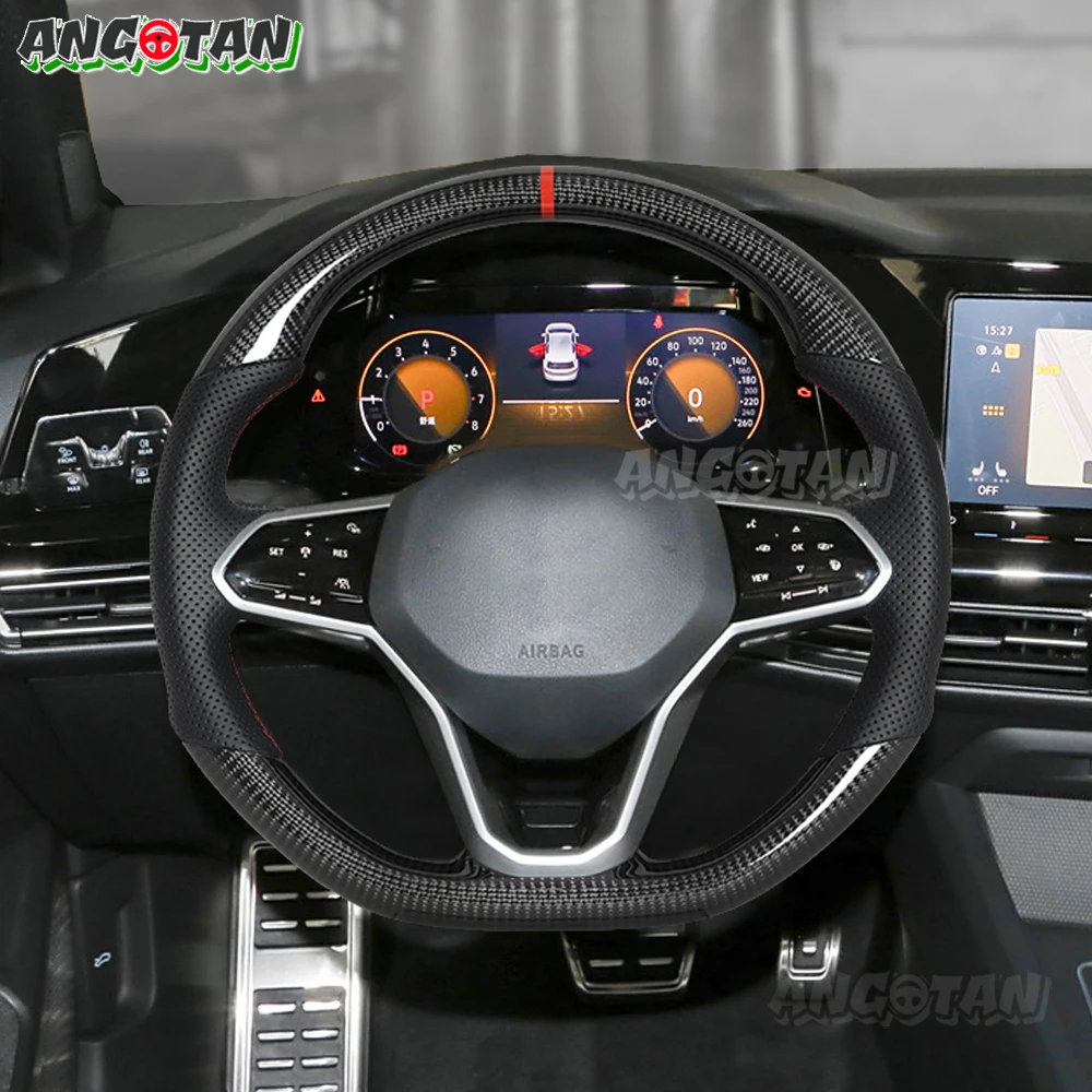 Для Volkswagen Golf 8 GTI MK8 R Line Scirocco GTS R 2020 2021 2022 2023 2024, рулевое колесо из углеродного волокна, индивидуальное гоночное колесо
Для Volkswagen Golf 8 GTI MK8 R Line Scirocco GTS R 2020 2021 2022 2023 2024, рулевое колесо из углеродного волокна, индивидуальное гоночное колесо