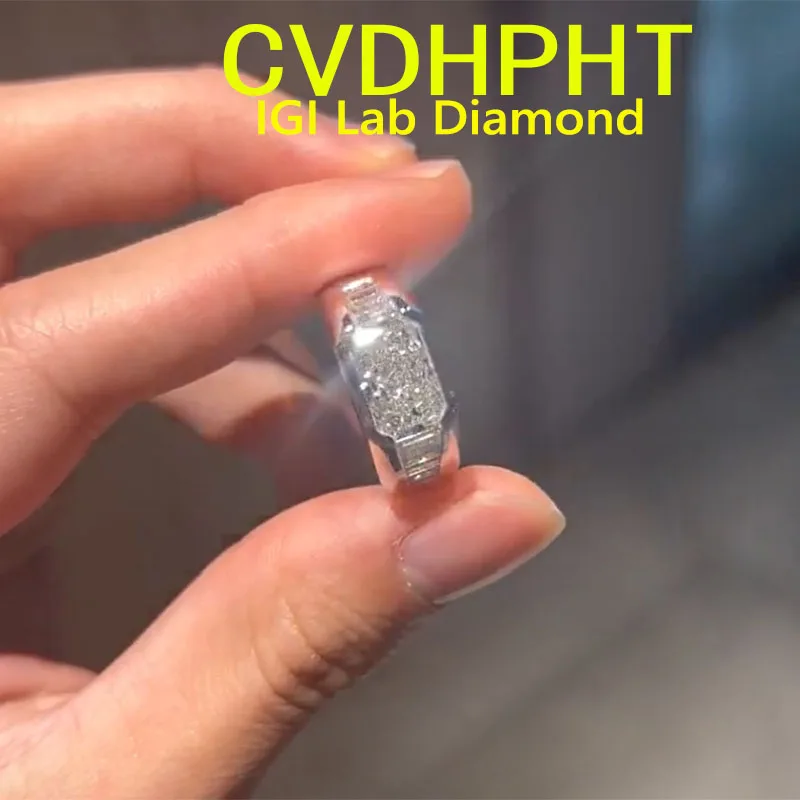 Radiant 1 2 3 Ct D VS1 Solid 18K White Gold Man Ring IGI Lab Grow Diamond Ring Diamond wedding ring Engagement Ring
Radiant 1 2 3 Ct D VS1 Solid 18K White Gold Man Ring IGI Lab Grow Diamond Ring Diamond wedding ring Engagement Ring 