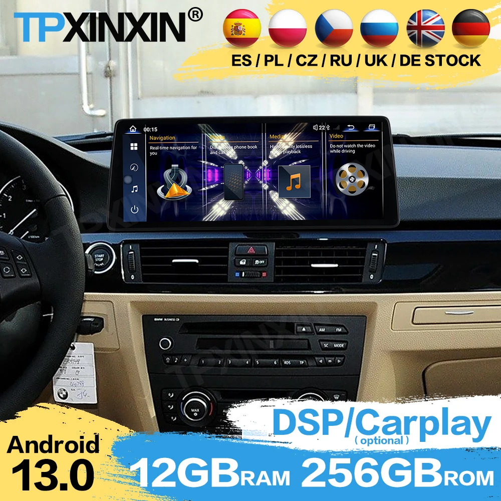 LHD RHD Car Radio Stereo Receiver Android Auto For BMW 3 Series E90 2005~2012 GPS Navigation Voice Screen Auto Player Head Unit
LHD RHD Car Radio Stereo Receiver Android Auto For BMW 3 Series E90 2005~2012 GPS Navigation Voice Screen Auto Player Head Unit