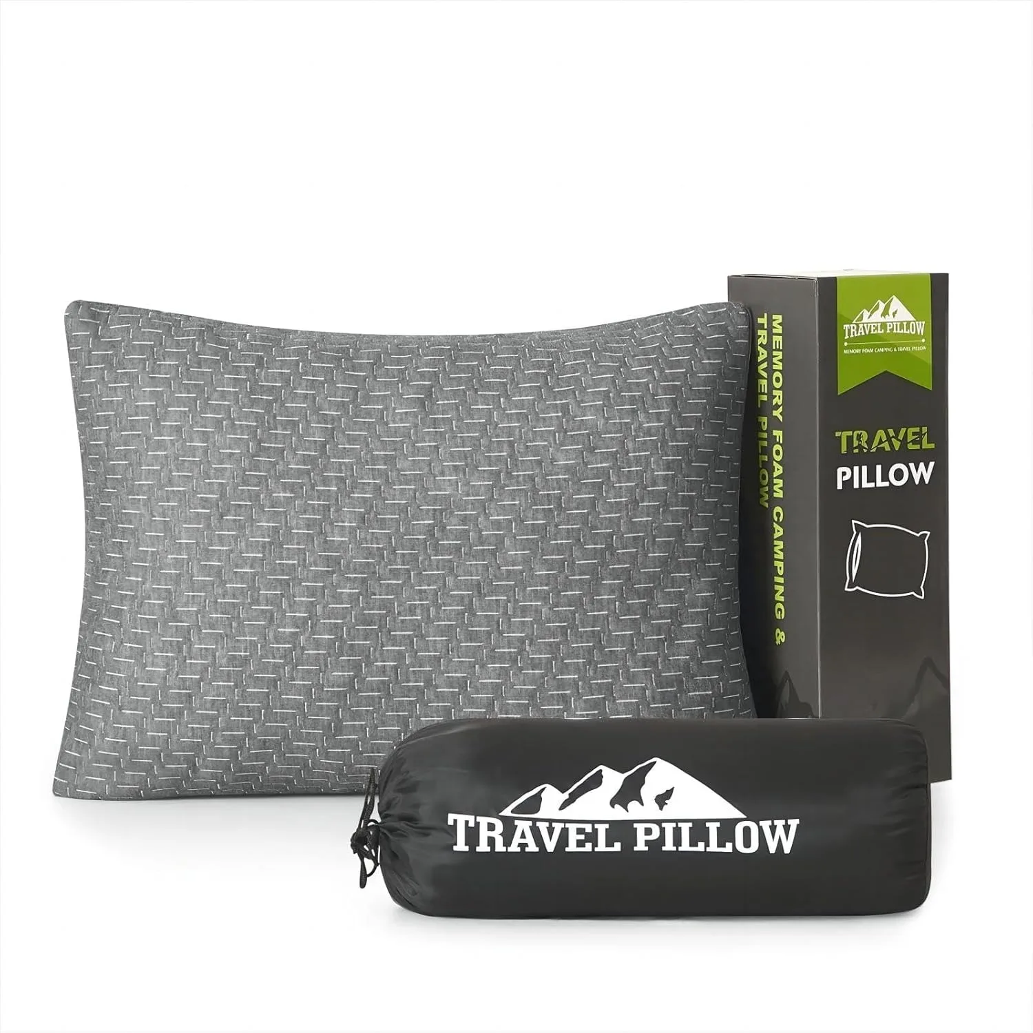 Shredded Memory Foam Travel Pillow with Breathable Cover for Camping, Backpacking, Airplane and Car Use
Shredded Memory Foam Travel Pillow with Breathable Cover for Camping, Backpacking, Airplane and Car Use