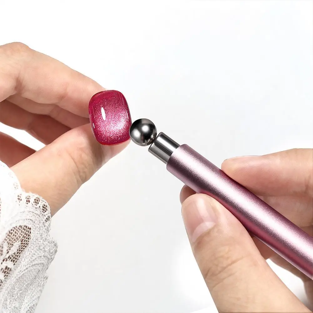 New Double-head Nail Magnet Tool Cat Eye Magnetic Ball Aluminum Handle Cylindrical French Nail Gel Nail Art Nail Magnetic Stick
New Double-head Nail Magnet Tool Cat Eye Magnetic Ball Aluminum Handle Cylindrical French Nail Gel Nail Art Nail Magnetic Stick