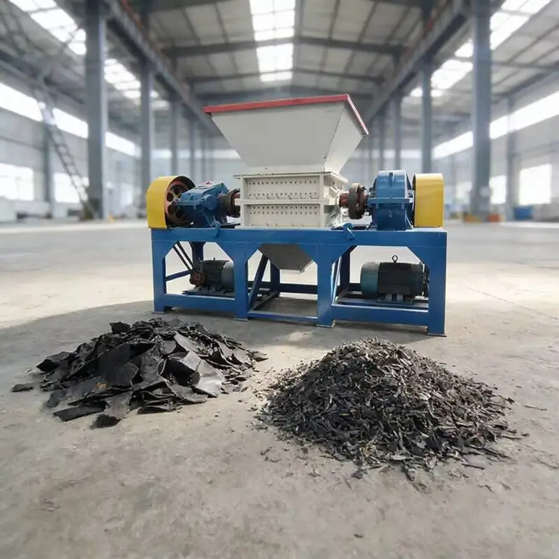 Large Metal Twin-Shaft Scrap Tire Shredder Rubber Crushing Equipment-Tire Recycling Machine High 22Kw Motor M-800 380/240V
Large Metal Twin-Shaft Scrap Tire Shredder Rubber Crushing Equipment-Tire Recycling Machine High 22Kw Motor M-800 380/240V