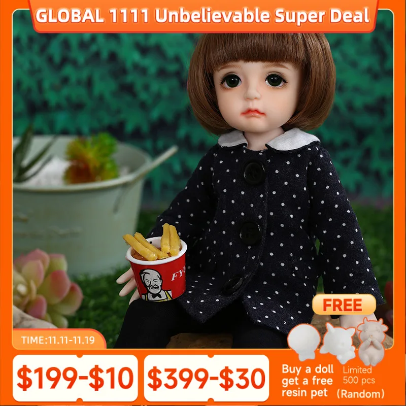 Shabee Dollmore Doll BJD Boy girl gift 1/6 BJD SD Resin Figures Body Model Baby Girls Boys Dolls Fashion shop
Shabee Dollmore Doll BJD Boy girl gift 1/6 BJD SD Resin Figures Body Model Baby Girls Boys Dolls Fashion shop