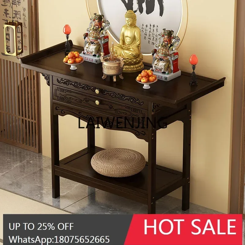 MJY new Chinese vertical cabinet God of Wealth Buddhist platform Guanyin worship table incense table
MJY new Chinese vertical cabinet God of Wealth Buddhist platform Guanyin worship table incense table