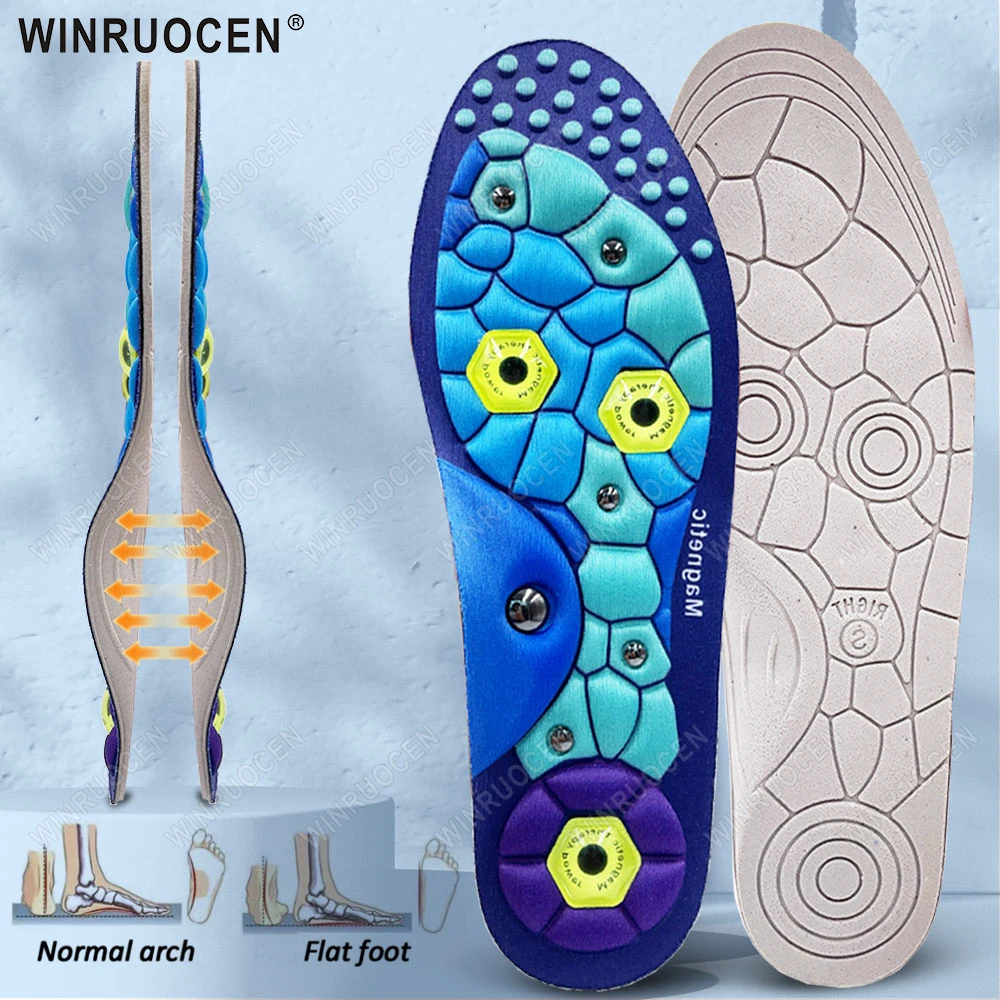 Magnetic Arch Support Insoles Acupressure Orthopedic Magnetic Therapy Massage insoles Foot Relieve Foot Acupressure pads Unisex
Magnetic Arch Support Insoles Acupressure Orthopedic Magnetic Therapy Massage insoles Foot Relieve Foot Acupressure pads Unisex