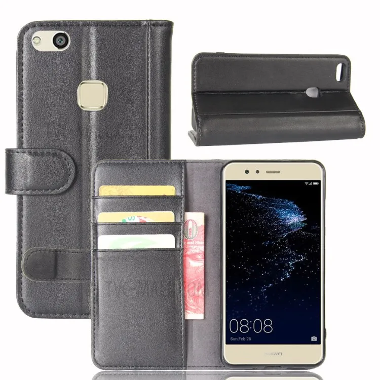 For Huawei P10 Lite Phone Cases Genuine Split Leather Wallet Mobile Cover Stand - Black
For Huawei P10 Lite Phone Cases Genuine Split Leather Wallet Mobile Cover Stand - Black