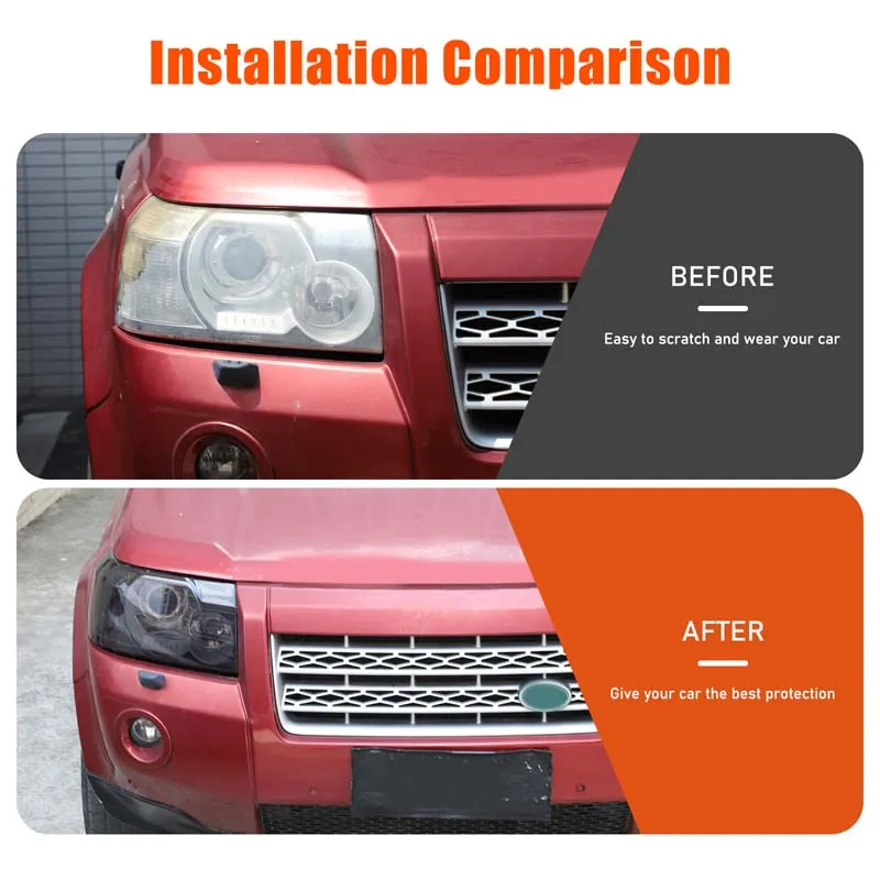 TPU black yellow For Land Rover Freelander 2 2007-2015 car front and rear headlights front fog lamp film sticker accessories
TPU black yellow For Land Rover Freelander 2 2007-2015 car front and rear headlights front fog lamp film sticker accessories