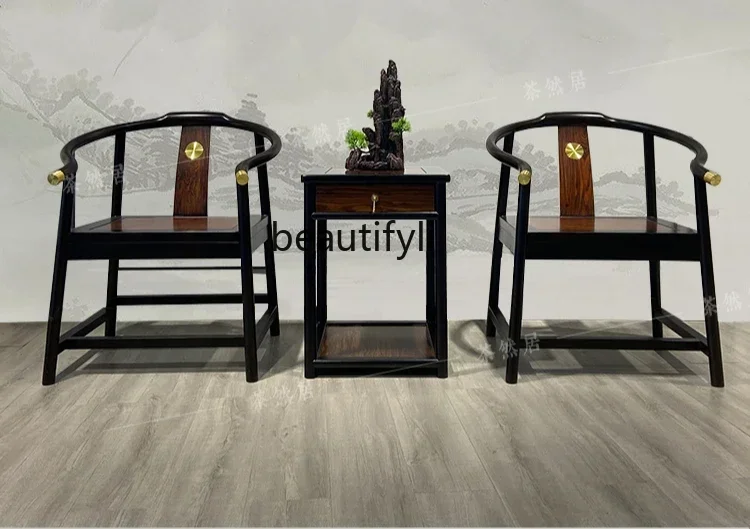 XZ1New Chinese-style chair three-piece balcony crown chair hotel homestay solid wood armchair
XZ1New Chinese-style chair three-piece balcony crown chair hotel homestay solid wood armchair