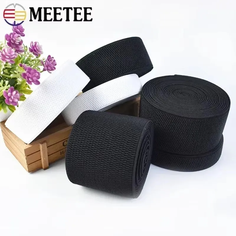 2/5Meters Meetee 25-100mm Polyester Elastic Band for Skirt Belt Sewing Webbing Strap Garment 2.2mm Thick Stretch Tapes Accessory
2/5Meters Meetee 25-100mm Polyester Elastic Band for Skirt Belt Sewing Webbing Strap Garment 2.2mm Thick Stretch Tapes Accessory