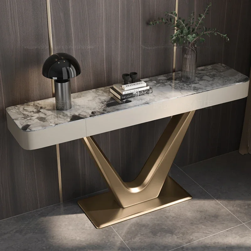 Console Tables Italian-Style Light Luxury Modern Stainless Steel Hallway Corridor Wall-Mounted Side View Sets
Console Tables Italian-Style Light Luxury Modern Stainless Steel Hallway Corridor Wall-Mounted Side View Sets