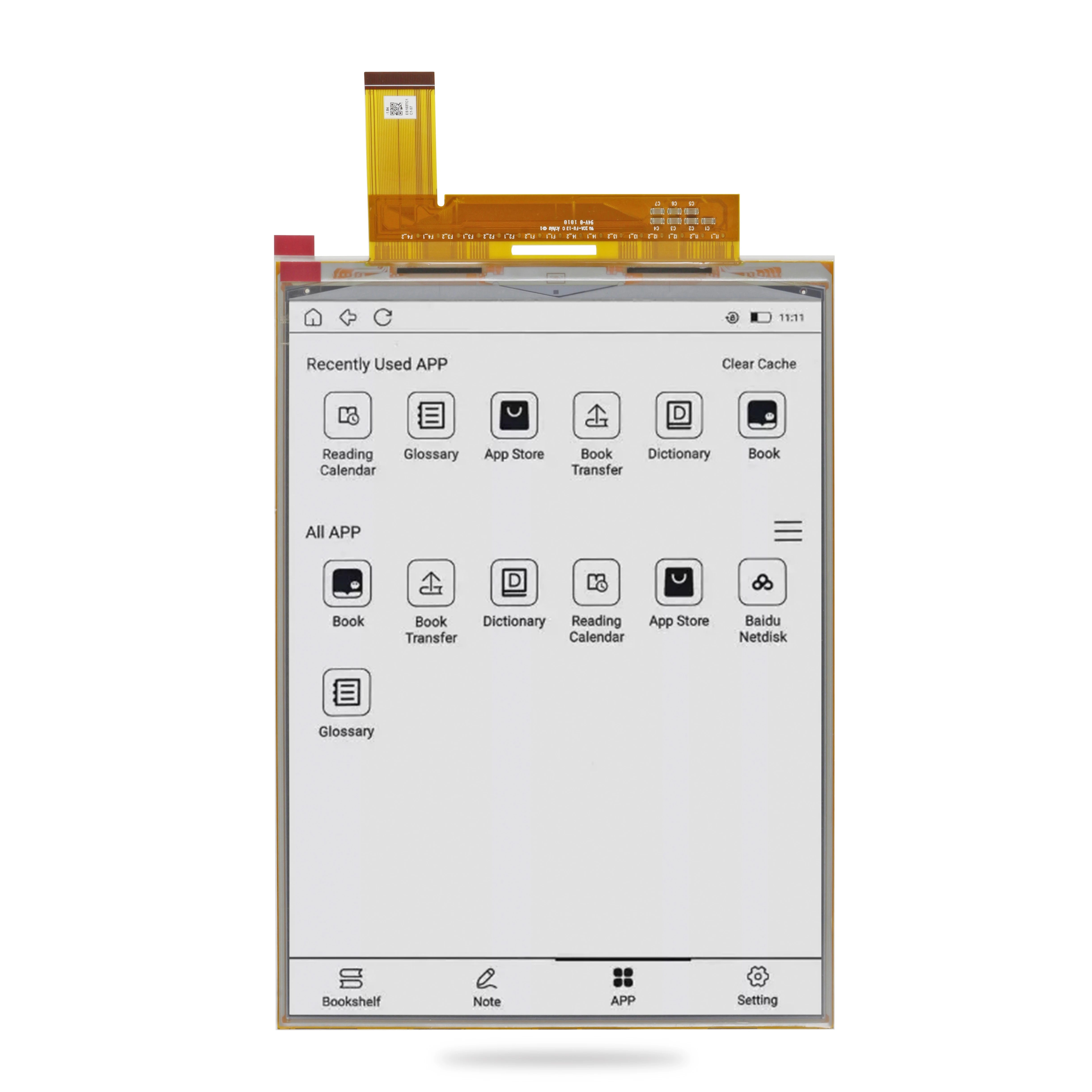 Оригинальный 10,3-дюймовый E-ink экран ES103TC1 без подсветки и сенсорного управления для электронных книг, ЖК-дисплей
Оригинальный 10,3-дюймовый E-ink экран ES103TC1 без подсветки и сенсорного управления для электронных книг, ЖК-дисплей
