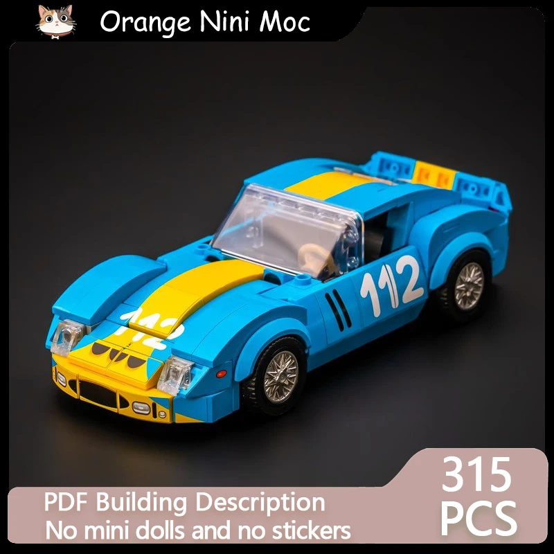 Гоночная модель городского автомобиля MOC, конструктор из строительных блоков, спортивный автомобиль 250 GTO, модульная технология, подарки, праздничный набор для сборки, детские игрушки
Гоночная модель городского автомобиля MOC, конструктор из строительных блоков, спортивный автомобиль 250 GTO, модульная технология, подарки, праздничный набор для сборки, детские игрушки