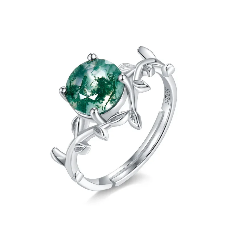 925 Sterling Silver Olive Branch Moss Agate Ring for Women Wedding Jewelry Natural Gemstone Lady Gifts Band
925 Sterling Silver Olive Branch Moss Agate Ring for Women Wedding Jewelry Natural Gemstone Lady Gifts Band