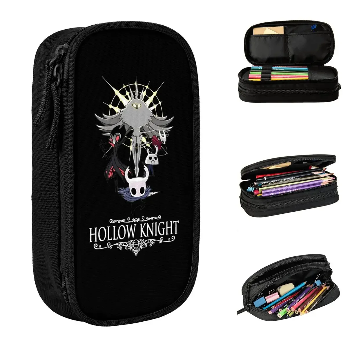 Hollow Knight Funny Games Pencil Case Pencilcases Pen Box for Girl Boy Large Storage Bag Office Zipper Accessories
Hollow Knight Funny Games Pencil Case Pencilcases Pen Box for Girl Boy Large Storage Bag Office Zipper Accessories