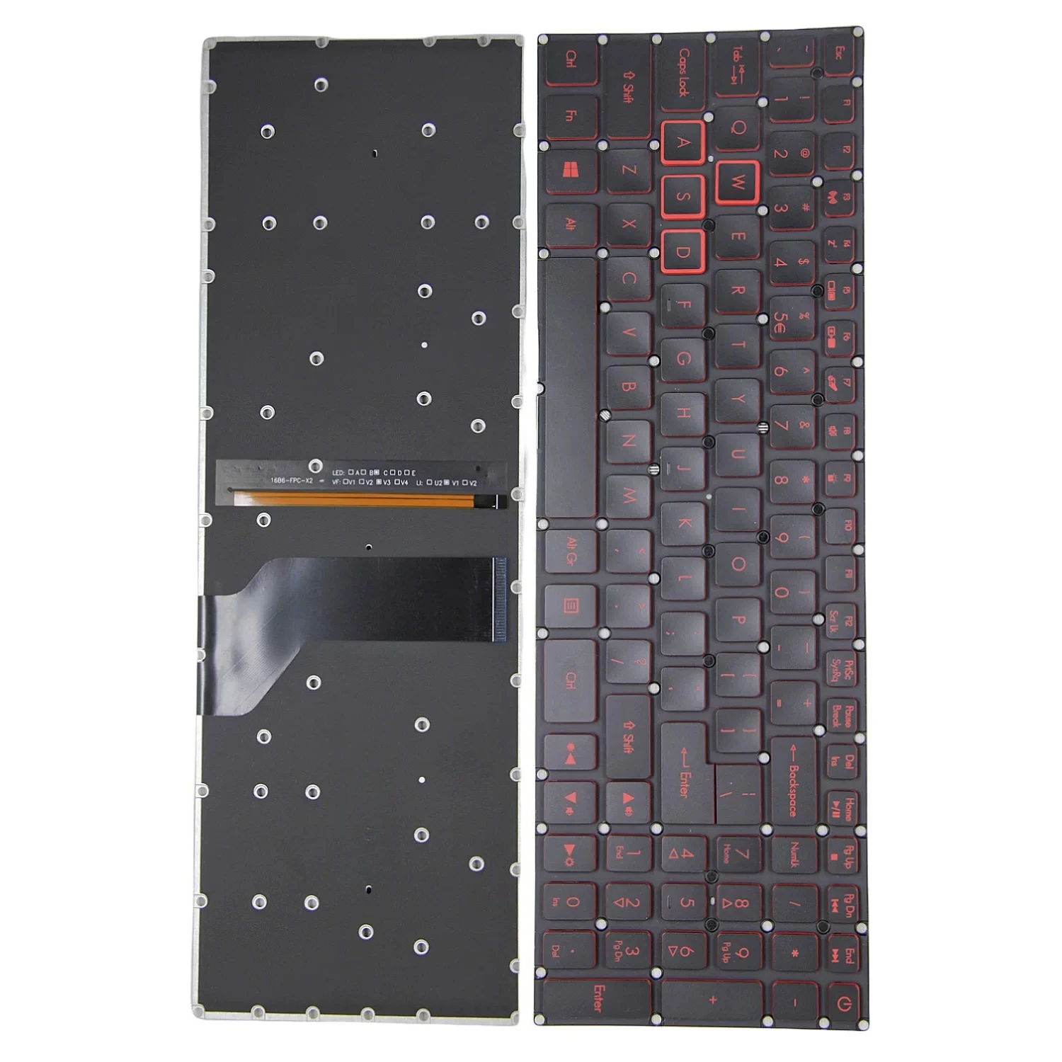 for Acer AN515- 51/52/53 515-41/42 N16C7 N17C1 N16W3 Backlit Keyboard
for Acer AN515- 51/52/53 515-41/42 N16C7 N17C1 N16W3 Backlit Keyboard