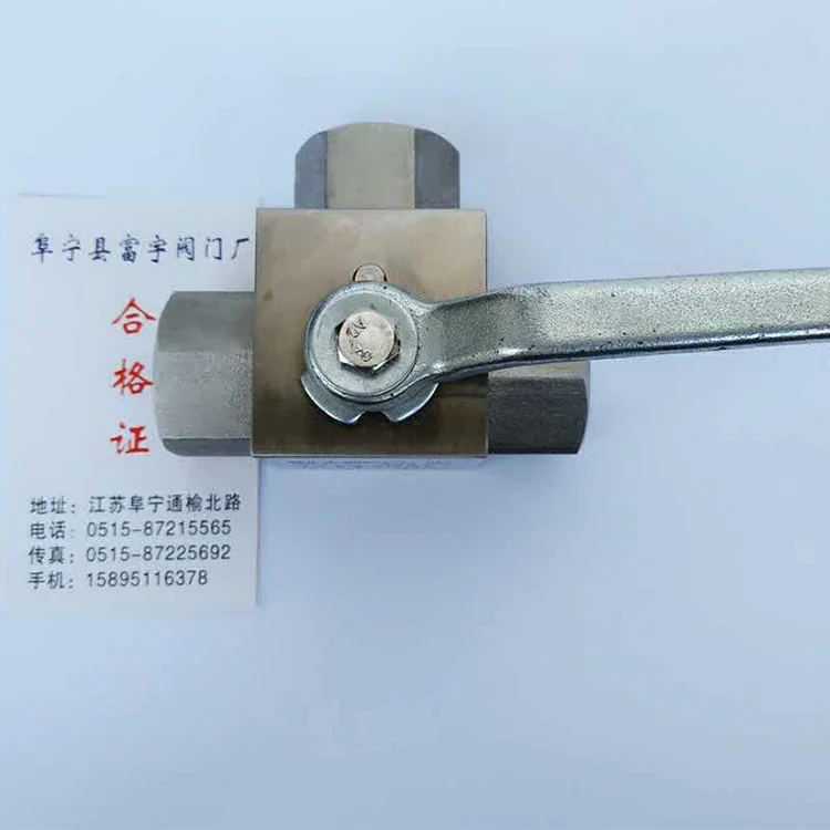 Fuyu BKH stainless steel high pressure gas three-way ball valve stainless steel high pressure internal thread
Fuyu BKH stainless steel high pressure gas three-way ball valve stainless steel high pressure internal thread