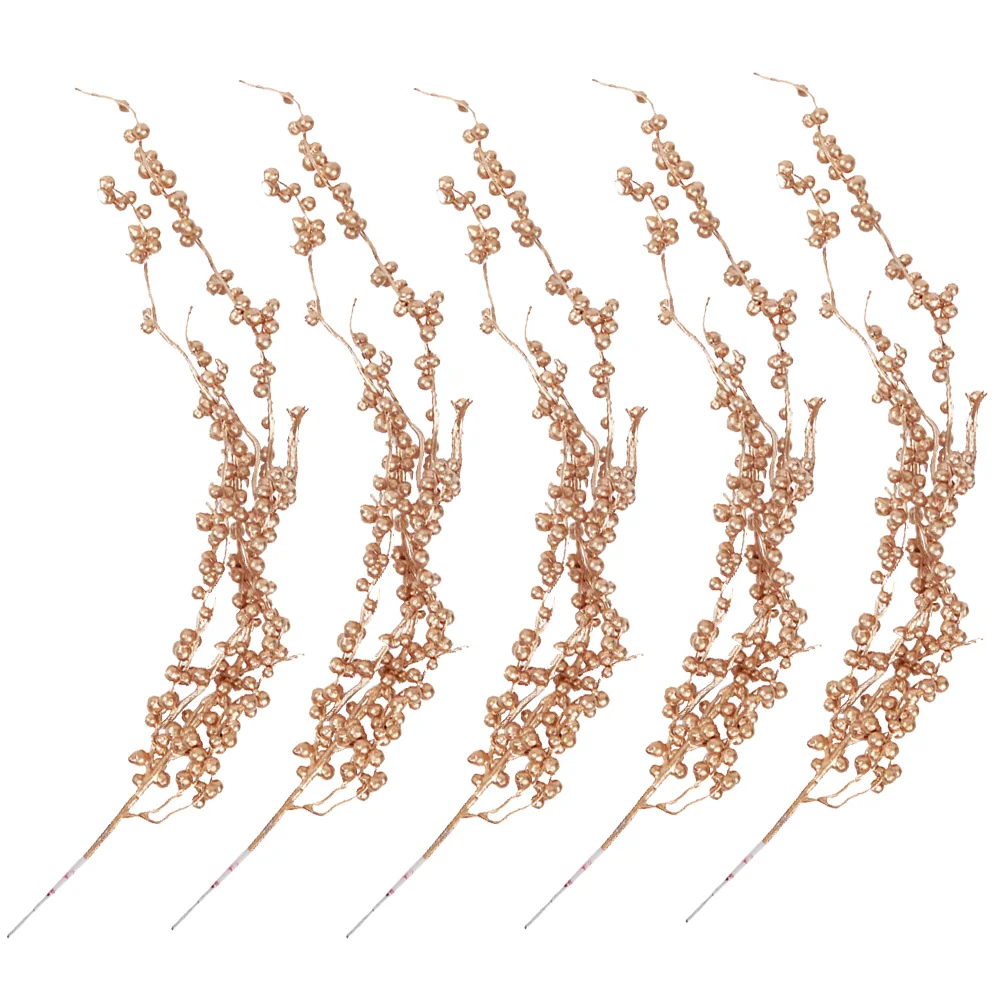 5 Pcs Christmas Tree Artificial Flower Golden Berry Bubble Spray Photo Props Wedding Decors
5 Pcs Christmas Tree Artificial Flower Golden Berry Bubble Spray Photo Props Wedding Decors