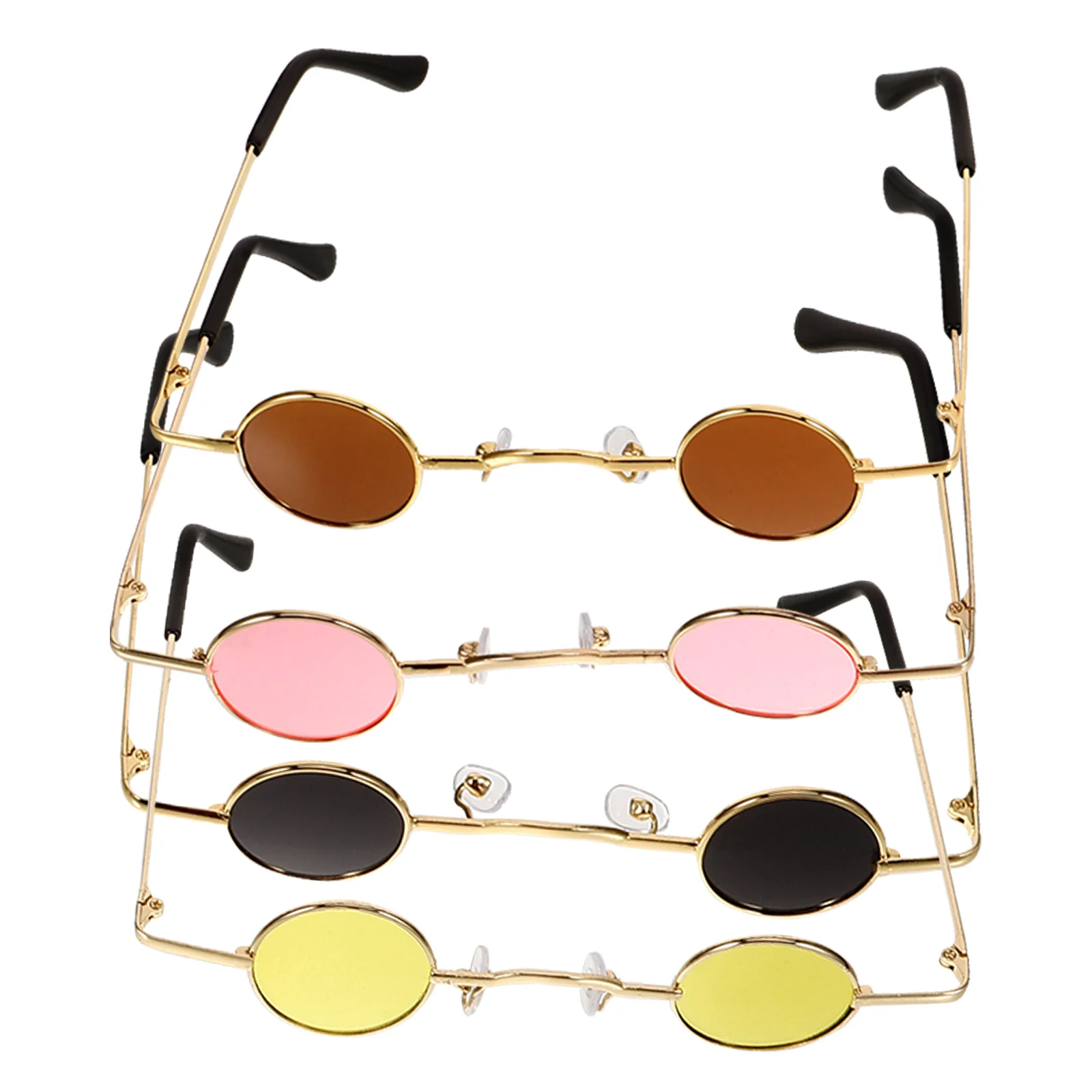 4Pcs Small Round Sunglasses Women Men Retro Vintage HipHop Eyeglasses Lightweight Durable Mini Trendy Outdoor Accessories
4Pcs Small Round Sunglasses Women Men Retro Vintage HipHop Eyeglasses Lightweight Durable Mini Trendy Outdoor Accessories