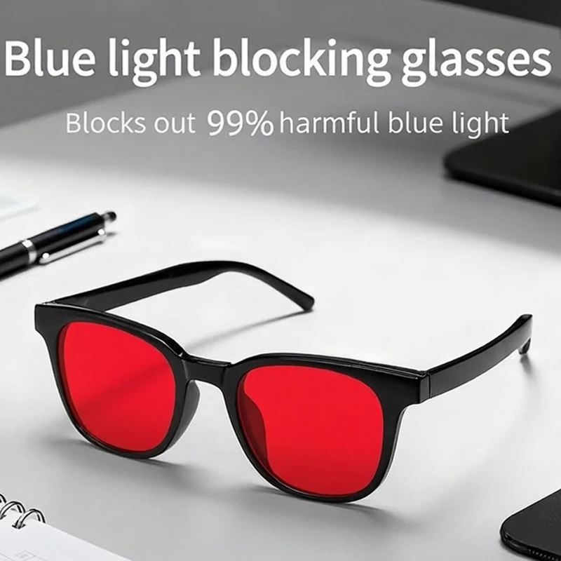 Anti Blue Light Glasses Men Women 2025 Luxury Brand Computer Gaming Read Sleep Red Lens Filter Eyeglasses UV400 Protection Shade
Anti Blue Light Glasses Men Women 2025 Luxury Brand Computer Gaming Read Sleep Red Lens Filter Eyeglasses UV400 Protection Shade