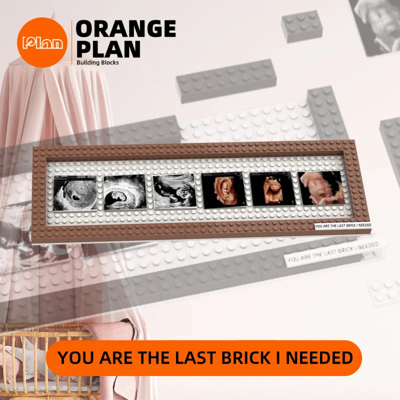 Orange plan small particle building blocks B ultrasound photo puzzle custom memorial gift boy and girl building block photo
Orange plan small particle building blocks B ultrasound photo puzzle custom memorial gift boy and girl building block photo