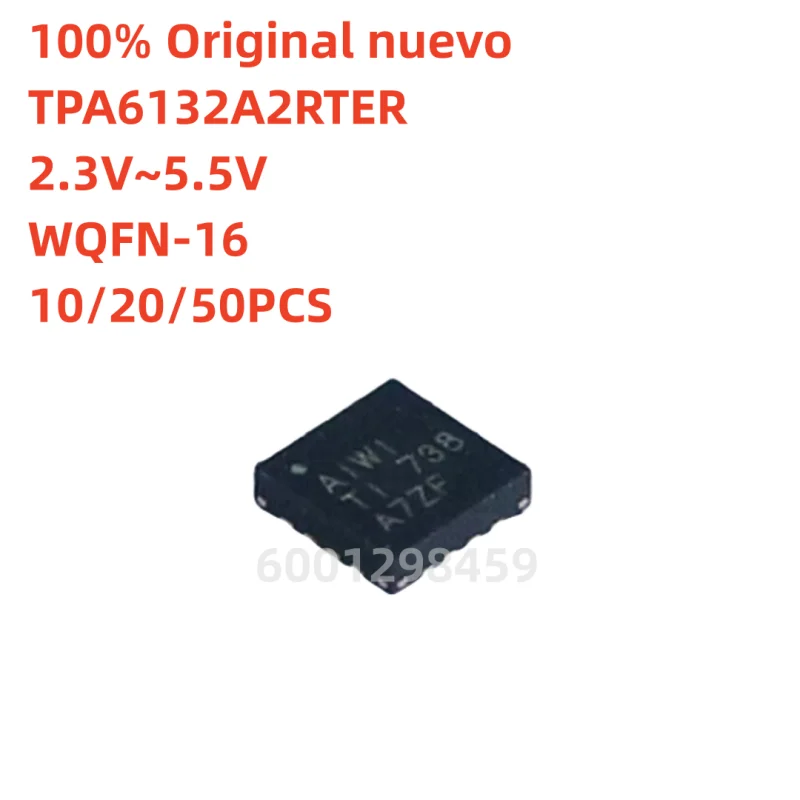 100% original nuevo 10pcs - 50pcs TPA6132A2RTER WQFN-16 stereo headphone amplifier chip
100% original nuevo 10pcs - 50pcs TPA6132A2RTER WQFN-16 stereo headphone amplifier chip