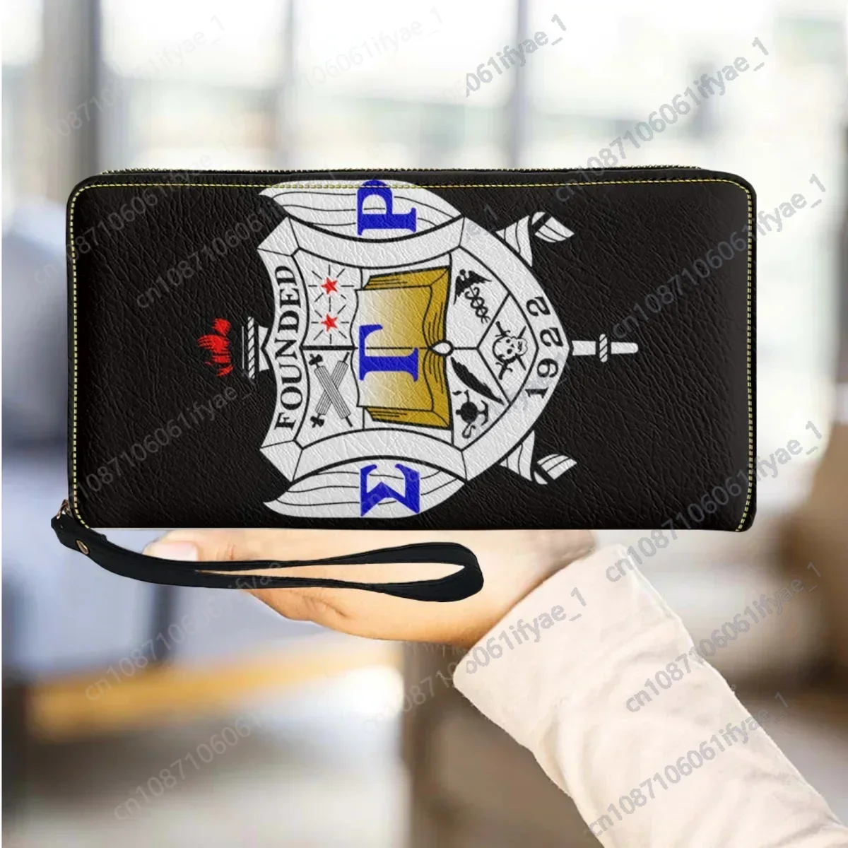 Women's Vintage Leather Coin Purse Sigma Gamma Rho Print Long Zipper Bank Card Holder New Commuter Trend Clutch кошелек женский
Women's Vintage Leather Coin Purse Sigma Gamma Rho Print Long Zipper Bank Card Holder New Commuter Trend Clutch кошелек женский