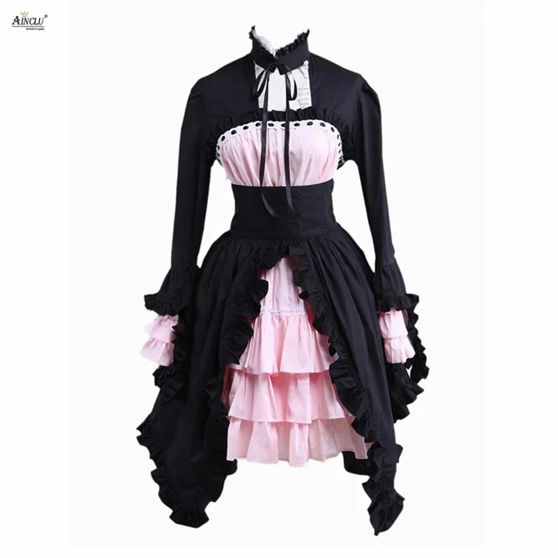 Classic Fashion Lolita Dress Ainclu Elegant Cotton Pink&Black Long Sleeves XS-XXL Vrsatile Occasion Cosplay Lolita Dress
Classic Fashion Lolita Dress Ainclu Elegant Cotton Pink&Black Long Sleeves XS-XXL Vrsatile Occasion Cosplay Lolita Dress