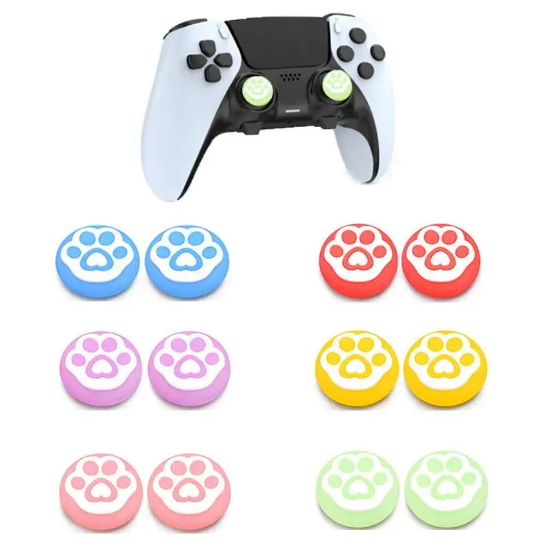 Controller Rocker Cap For PS4/PS5/XBOX Series Handle Luminous Protective Cap Cat Claw Cute Handle Silicone Rocker Luminous Cap
Controller Rocker Cap For PS4/PS5/XBOX Series Handle Luminous Protective Cap Cat Claw Cute Handle Silicone Rocker Luminous Cap