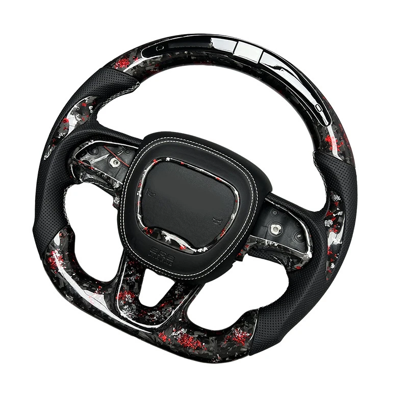 Suitable for Dodge Challenger SRT, Dodge Hellcat, and Dodge Charger modified LED carbon fiber steering wheel customization
Suitable for Dodge Challenger SRT, Dodge Hellcat, and Dodge Charger modified LED carbon fiber steering wheel customization