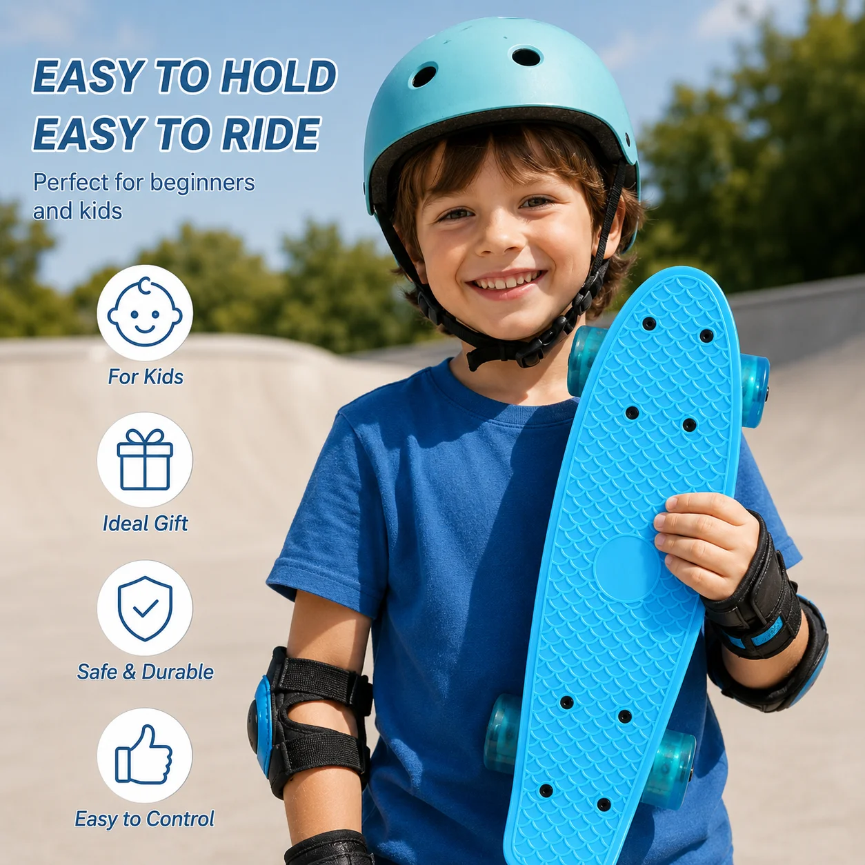 Children Flash Fish Skateboard 4 Wheels Mini Skate Board with Free Gift Set Suitable for Kids Teenagers Boys Girls Aged 2 to 18
Children Flash Fish Skateboard 4 Wheels Mini Skate Board with Free Gift Set Suitable for Kids Teenagers Boys Girls Aged 2 to 18
