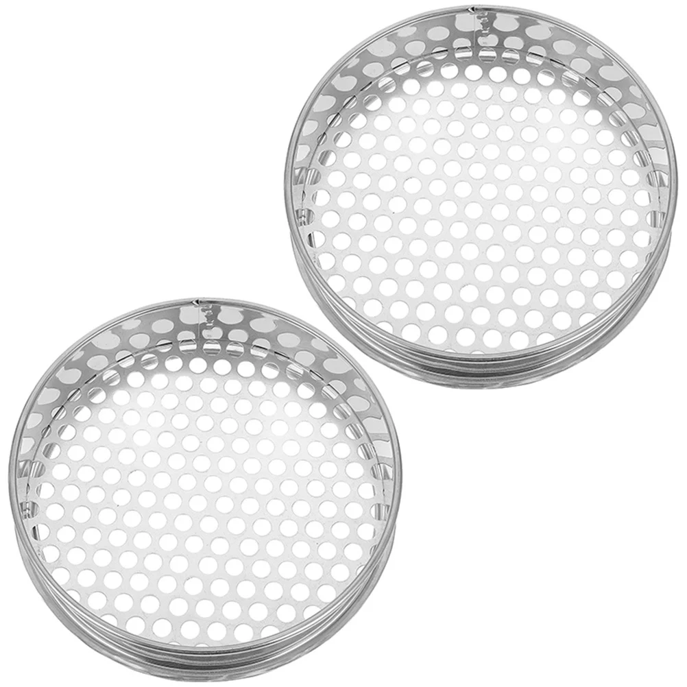 2pcs Round Hole Sieve Stainless Steel Mesh Sifters For Garden Soil Filtering Sand Stones Manual Sifting Tool Planting Supplies
2pcs Round Hole Sieve Stainless Steel Mesh Sifters For Garden Soil Filtering Sand Stones Manual Sifting Tool Planting Supplies