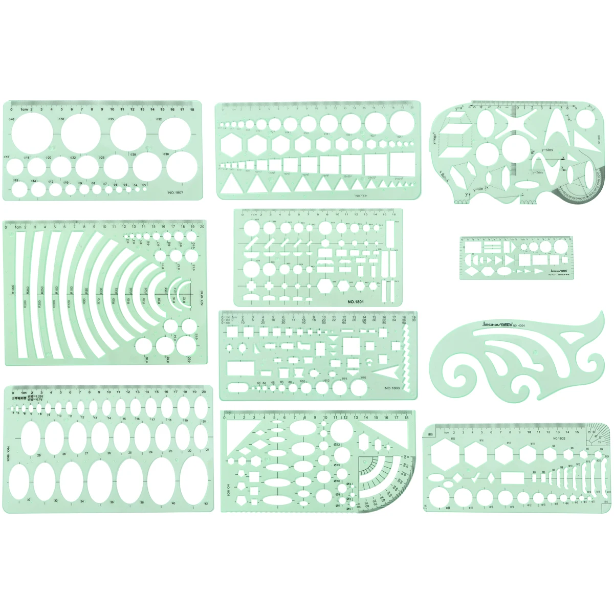 11 pcs Drawing Ruler Template Measuring Rulers School Supplies Transparent Plastic Design Formwork Geometric Templates Drafting
11 pcs Drawing Ruler Template Measuring Rulers School Supplies Transparent Plastic Design Formwork Geometric Templates Drafting