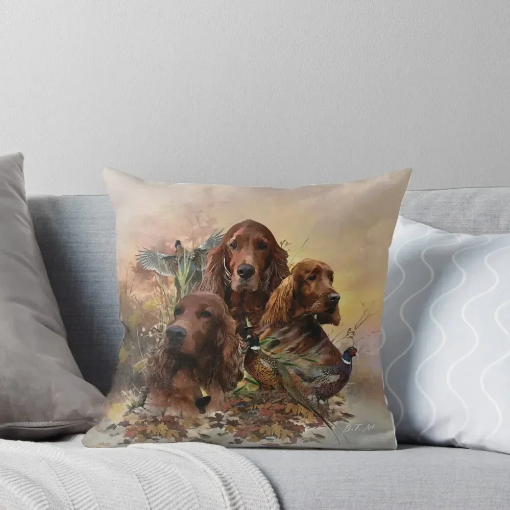 Irish Setters with Pheasants - Passion Hunt Throw Pillow Pillowcases Cushion Covers Sofa Cushion Cover Set Sofa Cushions pillow
Irish Setters with Pheasants - Passion Hunt Throw Pillow Pillowcases Cushion Covers Sofa Cushion Cover Set Sofa Cushions pillow