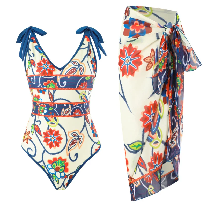 Langqi New French Style One-Piece Two-Piece Swimsuit Digital Print Bodycon Skirt Conservative Swimwear for Women
Langqi New French Style One-Piece Two-Piece Swimsuit Digital Print Bodycon Skirt Conservative Swimwear for Women