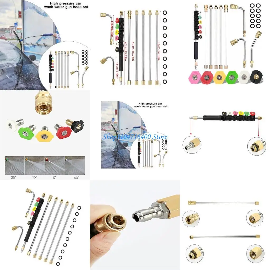 y1gd Professional Pressure Washer Extension Upgrades for Gutter & Auto Detailing
y1gd Professional Pressure Washer Extension Upgrades for Gutter & Auto Detailing