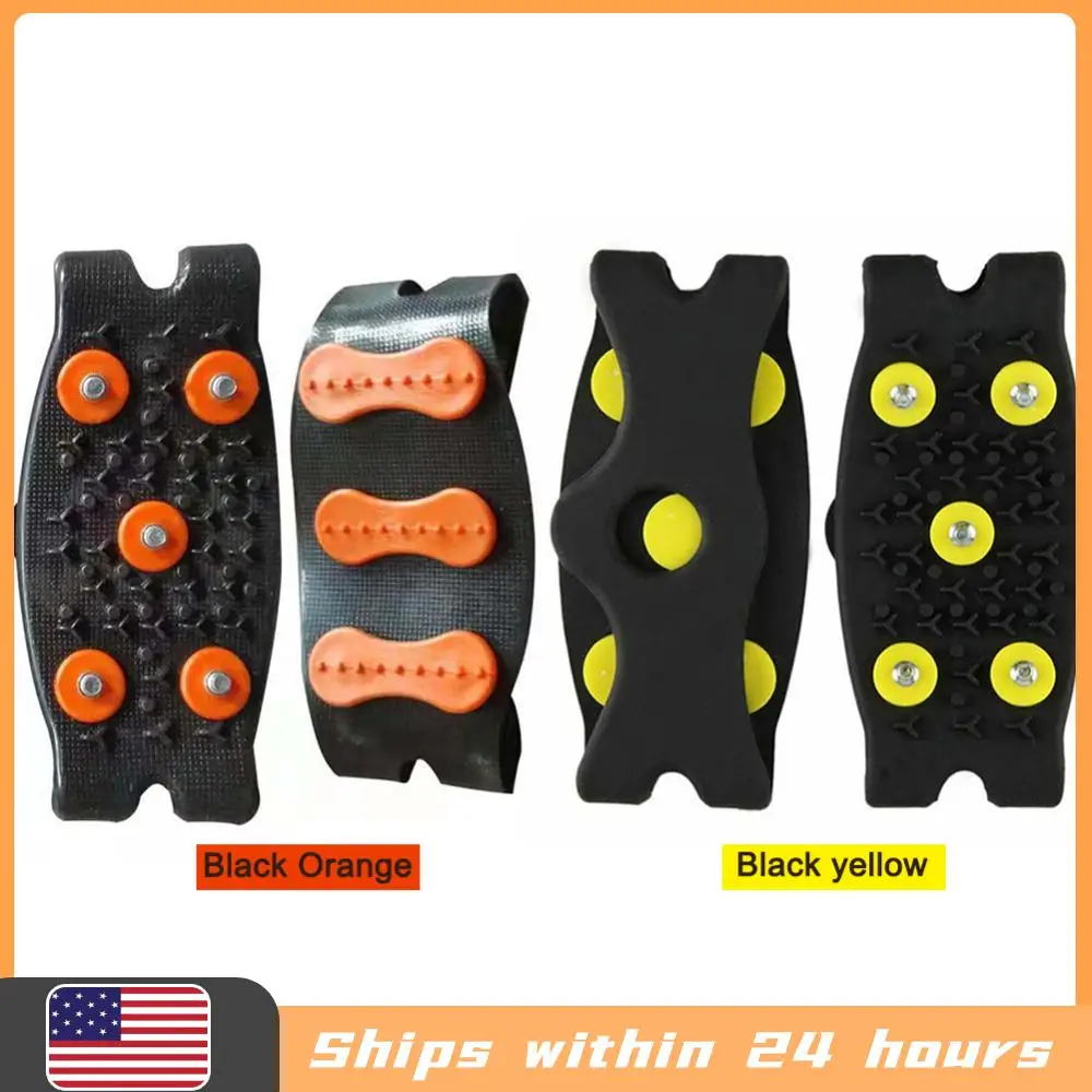 1-3 пары противоскользящих накладок на обувь Snow Ice Claw с 5 шипами, универсальные, для обуви и ботинок, для активного отдыха, зимние цепи-шипы для обуви
1-3 пары противоскользящих накладок на обувь Snow Ice Claw с 5 шипами, универсальные, для обуви и ботинок, для активного отдыха, зимние цепи-шипы для обуви
