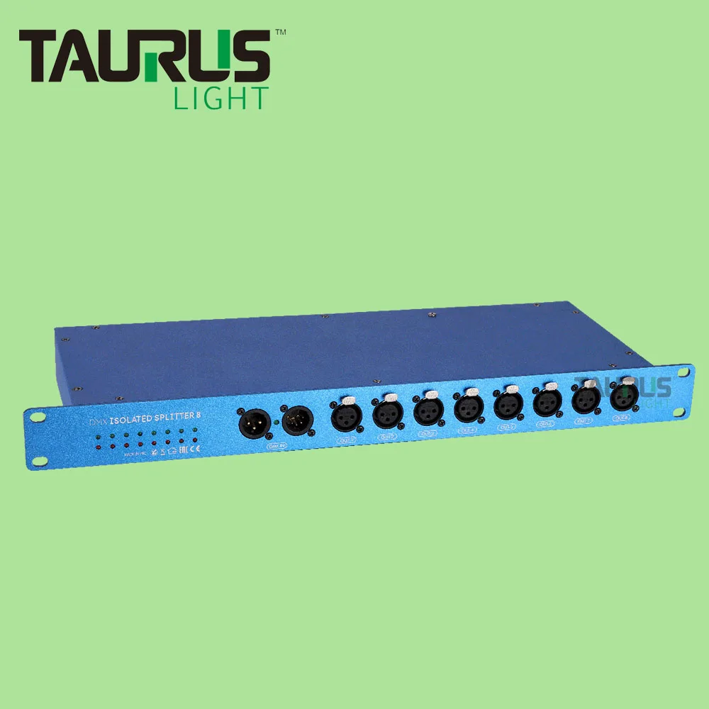 Signal Amplifer 8 Ways XLR 3pin or 5pin DMX Spliiter
Signal Amplifer 8 Ways XLR 3pin or 5pin DMX Spliiter