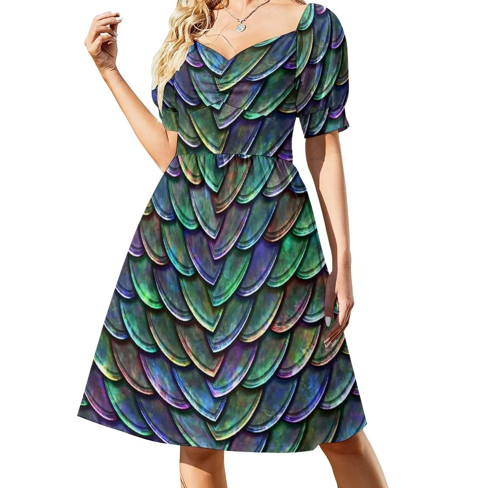 Cool Dragon Scales Vibrant 2 Short-Sleeved Dress dresses for women 2025 luxury designer party summer women's dress 2025
Cool Dragon Scales Vibrant 2 Short-Sleeved Dress dresses for women 2025 luxury designer party summer women's dress 2025