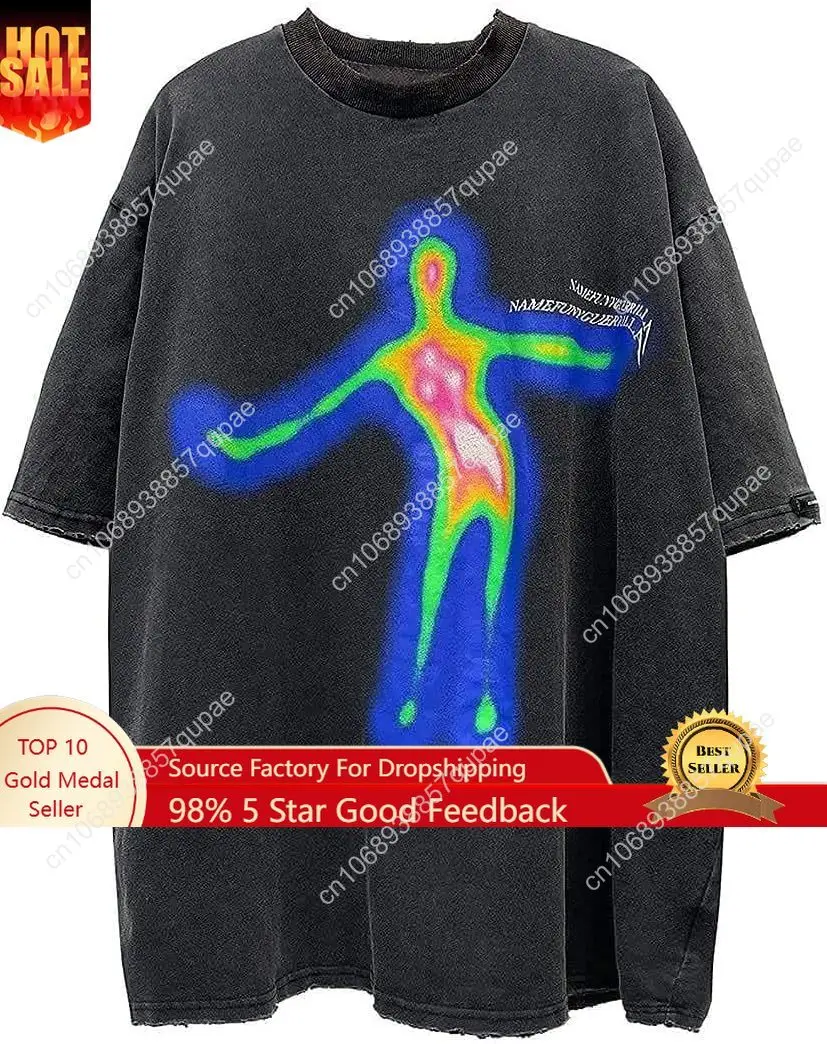 Men's Graphic Oversize Shirt Unisex Streetwear Casual Tunic Tops Loose Harajuku Aesthetic Tee Shirt
Men's Graphic Oversize Shirt Unisex Streetwear Casual Tunic Tops Loose Harajuku Aesthetic Tee Shirt