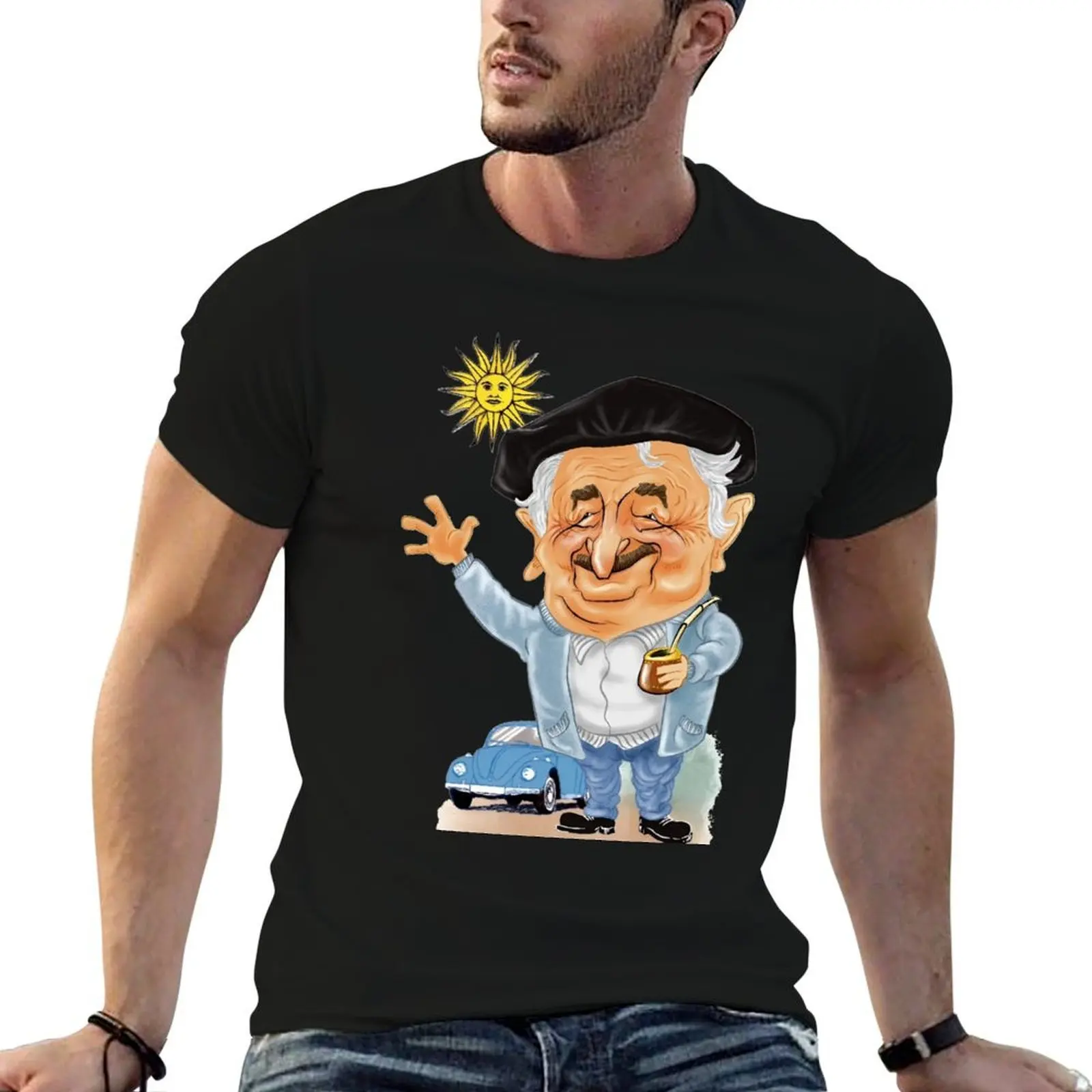 Pepe Mujica artwork cartoon caricature T-Shirt t shirt custom print man t shirt summer t shirts for man cotton T-shirt
Pepe Mujica artwork cartoon caricature T-Shirt t shirt custom print man t shirt summer t shirts for man cotton T-shirt