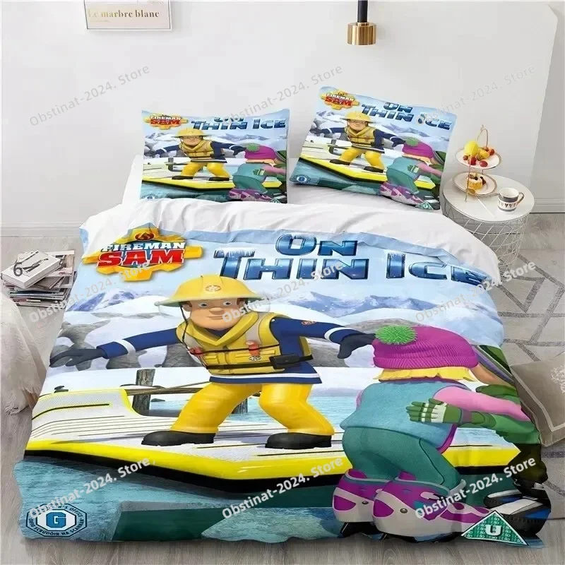 Cartoon Fireman Sam Toys Bedding Set Duvet Cover Bed Set Quilt Cover Pillowcase Comforter king Queen Boys Adult Bedding Set
Cartoon Fireman Sam Toys Bedding Set Duvet Cover Bed Set Quilt Cover Pillowcase Comforter king Queen Boys Adult Bedding Set