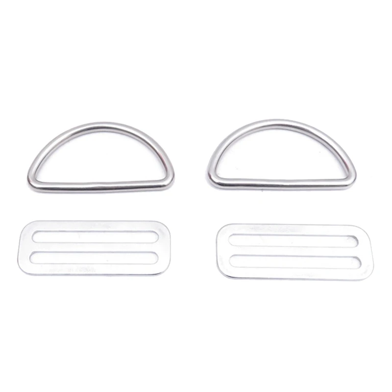 2X Stainless Steel Scuba Diving Belt Webbing Strap Fixed With D Ring Buckle Ring Buckle Wing BCD Accessories
2X Stainless Steel Scuba Diving Belt Webbing Strap Fixed With D Ring Buckle Ring Buckle Wing BCD Accessories