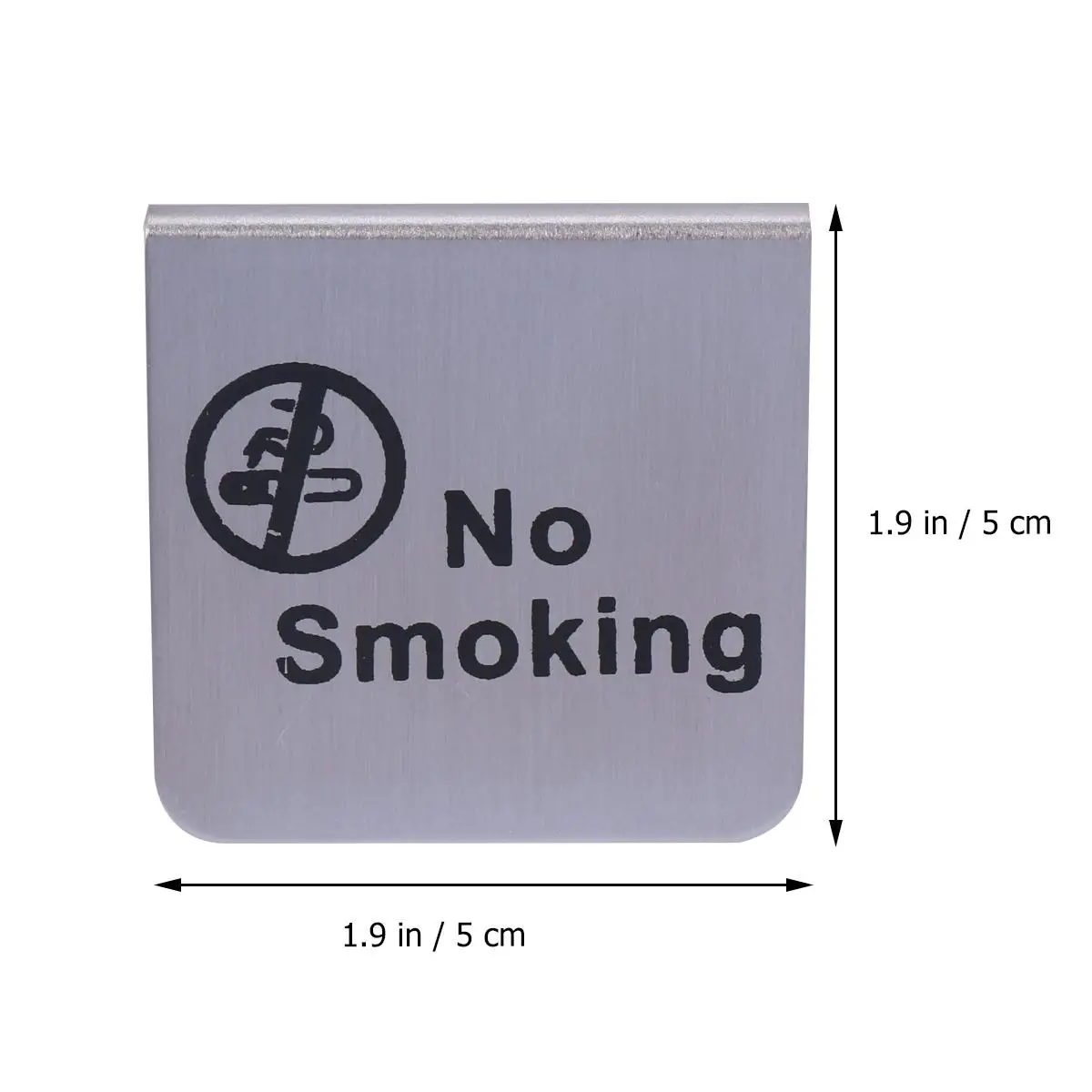 No Smoking Sign Double Sided Stainless Steel Table Tent Signs for Office Store Hotel Restaurant Indoor Outdoor Use
No Smoking Sign Double Sided Stainless Steel Table Tent Signs for Office Store Hotel Restaurant Indoor Outdoor Use