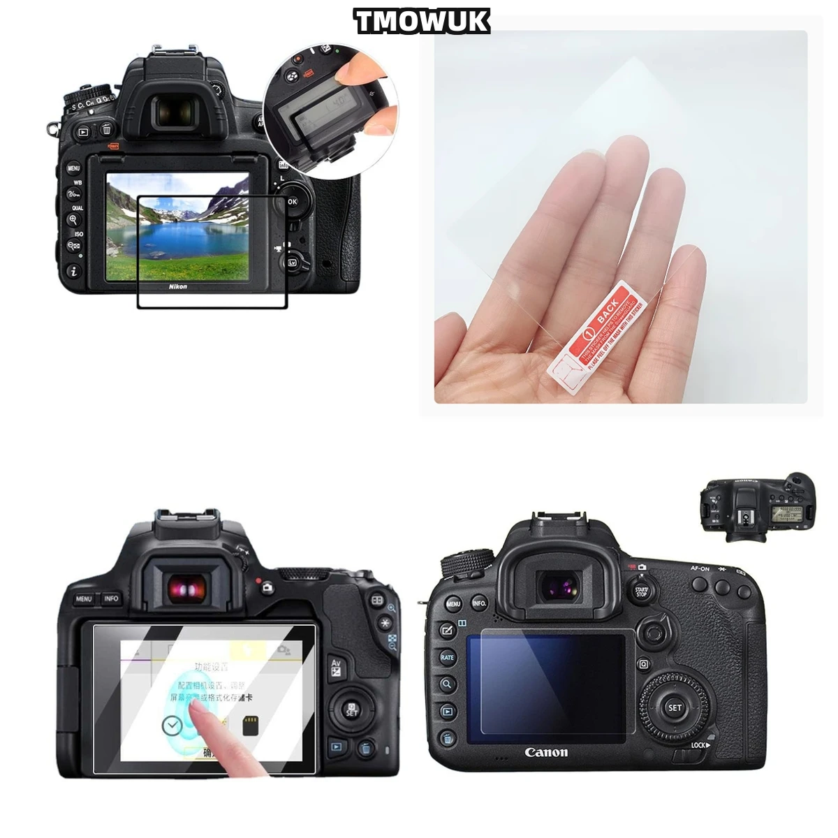 For Canon 5D3 5D4 5DR 5DS 1DX 9H Hardness HD Clear Tempered Glass LCD Screen Protector Anti-Scratch Film Guard
For Canon 5D3 5D4 5DR 5DS 1DX 9H Hardness HD Clear Tempered Glass LCD Screen Protector Anti-Scratch Film Guard