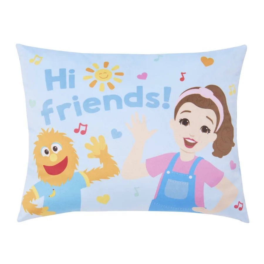 Ms. Rachel Happy Patchwork Toddler Pillow
Ms. Rachel Happy Patchwork Toddler Pillow