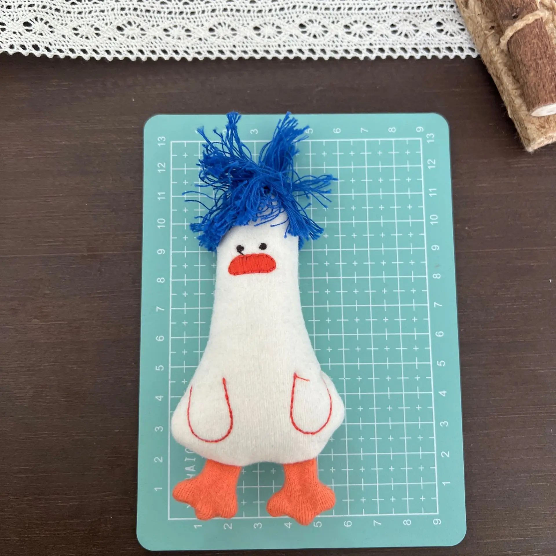 1PCS New Ins Style Blue Plush Duck Cotton Filled Brooch for Women Creative Knit Sock Doll Handmade Hair Clip Decor Charms
1PCS New Ins Style Blue Plush Duck Cotton Filled Brooch for Women Creative Knit Sock Doll Handmade Hair Clip Decor Charms