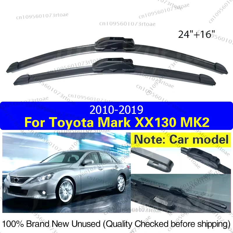 Car Front Wiper Blades For Toyota Mark X X130 MK2 2010 - 2019 Rubber Clean Window Rain Brush Car Accessories High Quality 24"16"
Car Front Wiper Blades For Toyota Mark X X130 MK2 2010 - 2019 Rubber Clean Window Rain Brush Car Accessories High Quality 24"16"
