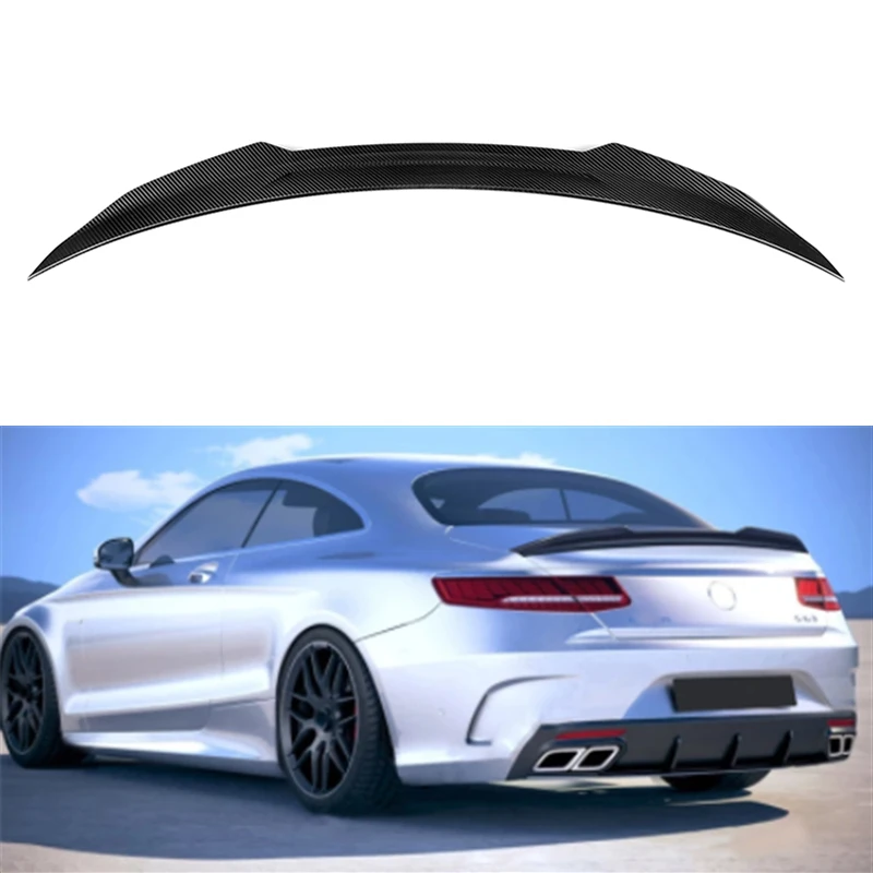 For Benz S Class W217 C217 2-Door 2015-2020 Dry Carbon Fiber VS Style Single Deck Spoiler Wing Car Spoiler
For Benz S Class W217 C217 2-Door 2015-2020 Dry Carbon Fiber VS Style Single Deck Spoiler Wing Car Spoiler