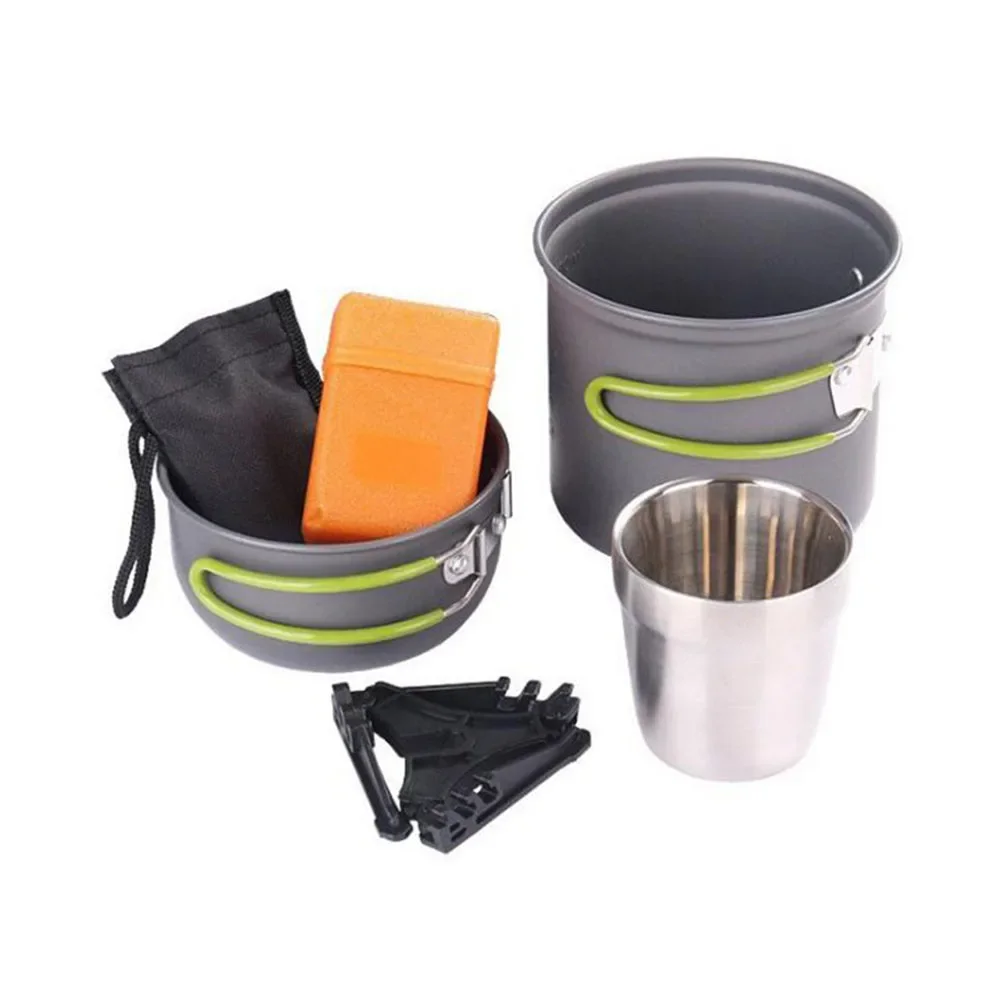 Foldable Cooking Kit As Shown In The Picture Portable Cookware Compact Storage Foldable Design Heat-resistant Design
Foldable Cooking Kit As Shown In The Picture Portable Cookware Compact Storage Foldable Design Heat-resistant Design